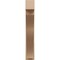 Ekena Millwork 8-in W x 46-in D x 46-in H Funston Block Rough Cedar Woodgrain TimberThane Outlooker, Primed Tan OUTUR080X46X46FST44RCPR - alternate 3